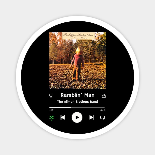 Stereo Music Player - Ramblin' Man Magnet by Stereo Music